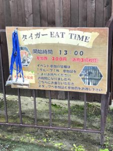 2020/10,那須サファリパーク,タイガーEAT TIME前